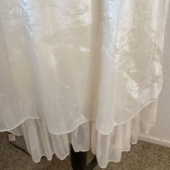 Anne Turtaut Champagne Ethereal, Whimsical Baby Doll Dress Size S Fairycore - Picture 5 of 14